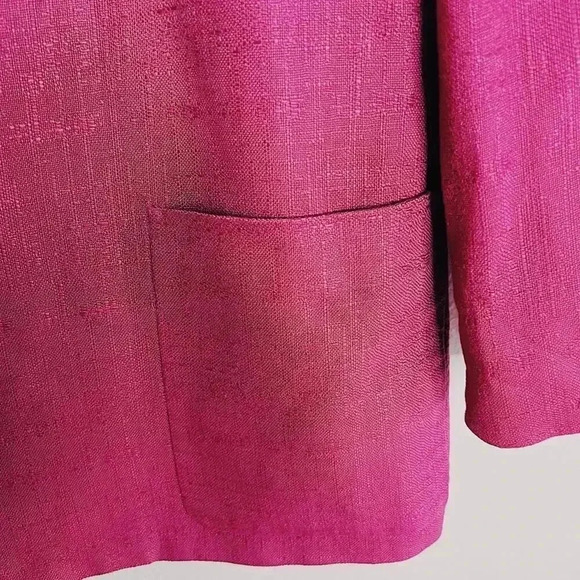 Christian Dior Rare Vintage Fuchsia Blazer Women's Size 14 - Picture 3 of 9